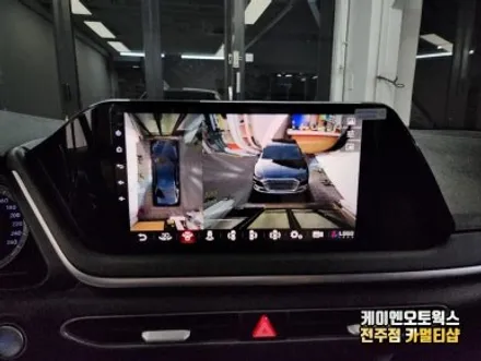 DN8 소나타 안드로이드 올인원 360도 어라운드뷰 차량 카메라 시공 / 전주 덕진동