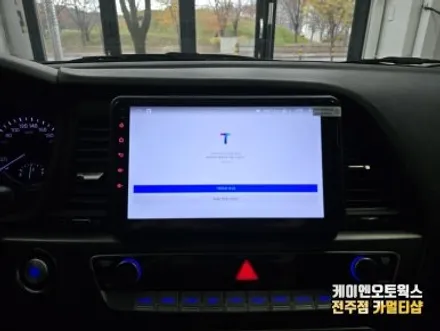전주 LF쏘나타 뉴라이즈 순정열선핸들 안드로이드 시공 / 전주 덕진동