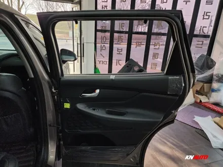 싼타페 TM 순정 메뉴얼커튼 2열 뒷좌석 수동커튼 작업 / 전주 덕진동