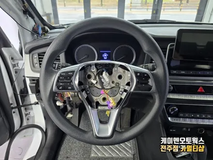 전주 LF쏘나타 뉴라이즈 순정열선핸들 안드로이드 시공 / 전주 덕진동