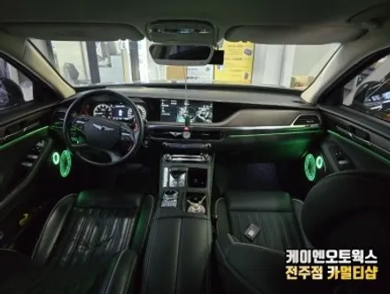 전주 제네시스 G90 엠비언트 LED 무드등 시공 / 전주 덕진동