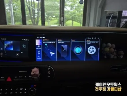 전주 가족 여행이 즐거워지는 디올 뉴 팰리세이드 동승석 안드로이드 디스플레이 시공 / 전주 덕진동