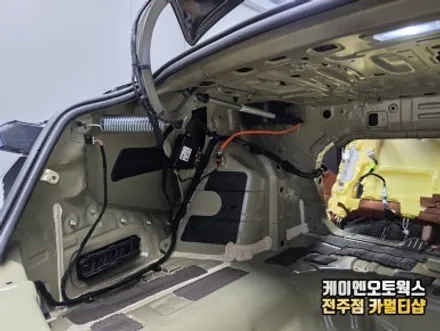 기아 K8 실내 버튼 연동 순정 전동트렁크 스마트 파워 테일게이트 활성화 / 전주 덕진동