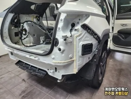 전주 투싼 NX4 하이브리드 24년식 순정 후측방센서 리어 코너 레이더 시공 / 전주 덕진동