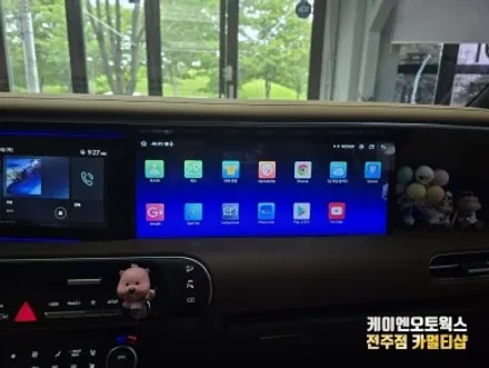 전주 가족 여행이 즐거워지는 디올 뉴 팰리세이드 동승석 안드로이드 디스플레이 시공 / 전주 덕진동