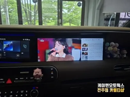 전주 가족 여행이 즐거워지는 디올 뉴 팰리세이드 동승석 안드로이드 디스플레이 시공 / 전주 덕진동