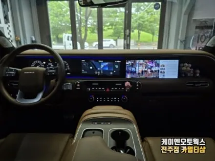 전주 가족 여행이 즐거워지는 디올 뉴 팰리세이드 동승석 안드로이드 디스플레이 시공 / 전주 덕진동