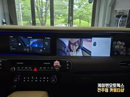 전주 가족 여행이 즐거워지는 디올 뉴 팰리세이드 동승석 안드로이드 디스플레이 시공 / 전주 덕진동