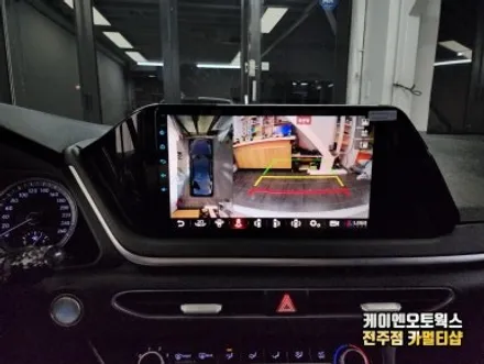DN8 소나타 안드로이드 올인원 360도 어라운드뷰 차량 카메라 시공 / 전주 덕진동