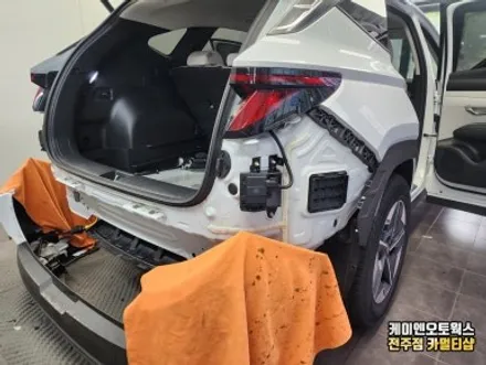 전주 투싼 NX4 하이브리드 24년식 순정 후측방센서 리어 코너 레이더 시공 / 전주 덕진동
