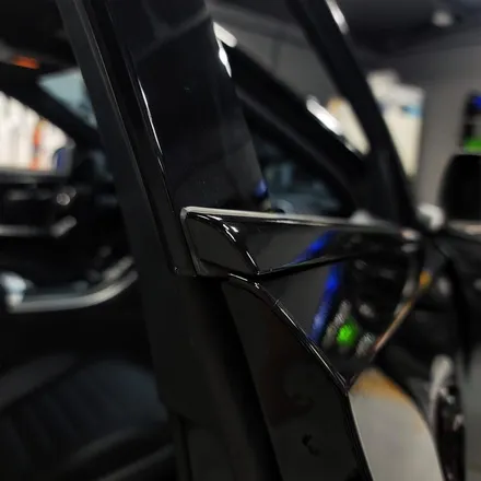 포항랩핑샵✨️ 벤츠 c300amg 크롬 딜리트, 라이트 스모그필름 시공✨️ / 포항시 북구