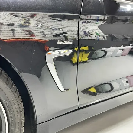 포항랩핑✨BMW 420i 그란쿠페 크롬 죽이기/크롬딜리트 블랙 홀로그램 시공✨ / 포항시 북구