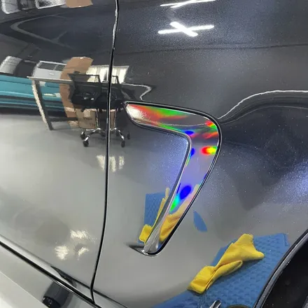포항랩핑✨BMW 420i 그란쿠페 크롬 죽이기/크롬딜리트 블랙 홀로그램 시공✨ / 포항시 북구