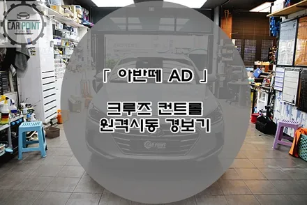 아반떼 AD 크루즈 컨트롤 원격 시동 경보기 아반떼 순정형 원격 시동 경보기 / 수원,광교,동탄