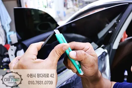아우디 A7 썬팅 재시공, 듀얼 광택, 유리막 코팅, 수원 광택, 수입차 광택 썬팅 전문점 / 수원 권선