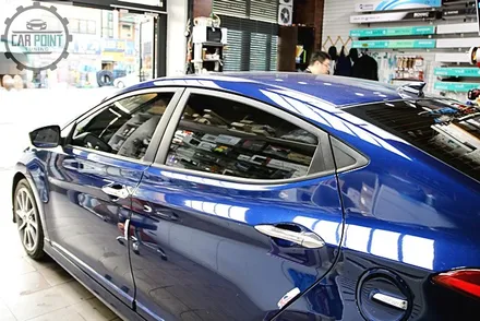 아반떼 MD 열차단 썬팅 시공 , 수원썬팅 열선 기포 썬팅 후기 / 수원 권선