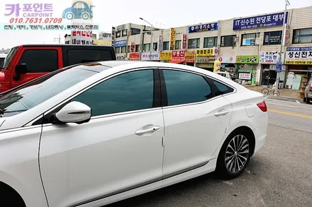 그랜저 HG 레이노 크로마 9 시공, 수원 반사 필름 썬팅, 레이노 크로마 9 / 수원 권선