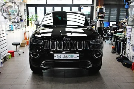 [ JEEP 그랜드 체로키 ] 어라운드뷰 , 순정 블랙박스 보조배터리 연동후기 / 수원 권선