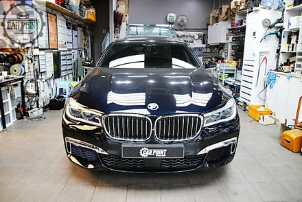 BMW 740I 모바일 원격 시동 블랙박스 보조배터리 시공 후기 수원 안산 용인 화성 동탄 수입차 원격 시동 보조배터리 전문 시공점 / 수원 권선