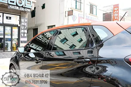 QM3 레이노 크로마 7 시공, 수원 썬팅, 반사필름 썬팅, 레이노 크로마 시공 / 수원 권선