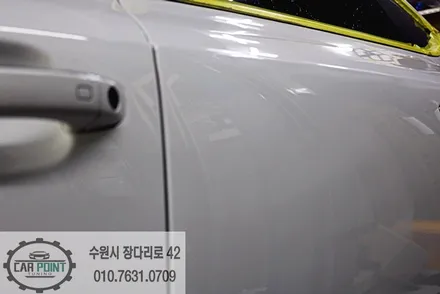 아우디 A7 썬팅 재시공, 듀얼 광택, 유리막 코팅, 수원 광택, 수입차 광택 썬팅 전문점 / 수원 권선