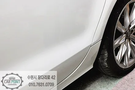 아우디 A7 썬팅 재시공, 듀얼 광택, 유리막 코팅, 수원 광택, 수입차 광택 썬팅 전문점 / 수원 권선