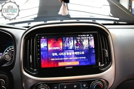 쉐보레 콜로라도 안드로이드 올인원 시공후기 수원 안산 용인 화성 동탄 안드로이드 올인원 전문 시공점 / 수원 권선