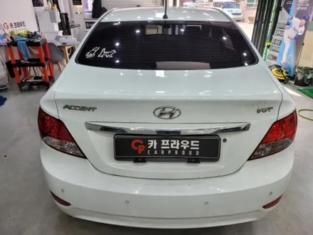 인천 부평 부개동 “카프라우드” 현대 엑센트 애니가드 블랙8 썬팅 시공