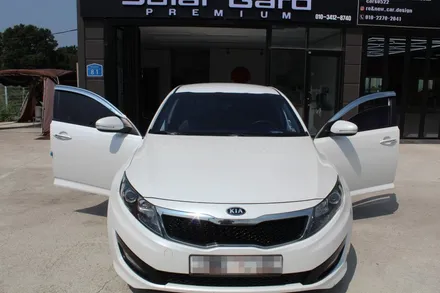 천안 자동차 썬팅, 오래되면 앞유리가 이렇게 됩니다...그래서 재시공!