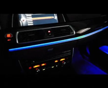 광주 BMW 5GT 엠비언트 라이트 광량업 시공 및 비노출 순정연동 튜닝 / 광주 북구