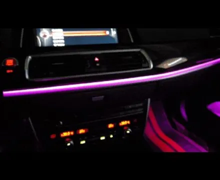 광주 BMW 5GT 엠비언트 라이트 광량업 시공 및 비노출 순정연동 튜닝 / 광주 북구