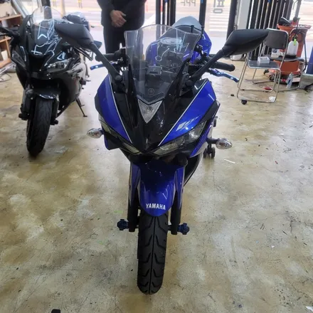 [구미디지나인커스텀]Yamaha R3(바이크) 아수라 전체 랩핑(+커스텀 데칼) / (+ SHOEI Z7 헬멧 랩핑) / 구미, 대구