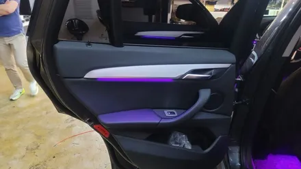 [구미디지나인커스텀] BMW X1 DMX비노출엠비언트, 1/2열 풋등 시공. TUNE BY DGCUSTOM / 구미, 대구