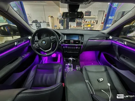 BMW F26 X4 광섬유 엠비언트/ 풋등 시공 By.구미 디지나인커스텀 / 구미, 대구