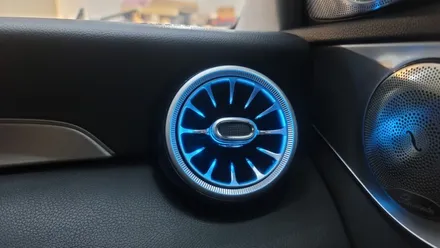 [구미디지나인커스텀] W205 벤츠 C클래스 1/2열  송풍구 LED, 부메스터 전동트위터 시공 / 구미, 대구