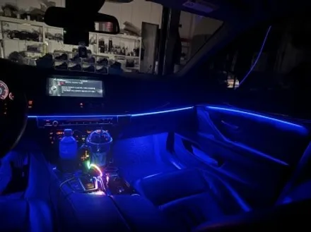 BMW F10 5시리즈 블루투스 RGB 엠비언트 시공! 다양한 컬러로 완성한 실내튜닝｜대구 구미 디지나인커스텀 / 구미, 대구
