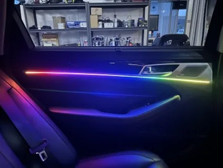 제네시스 G80(구형) 에이비클 무빙 엠비언트라이트로 감성과 기능을 살리다 / 구미, 대구