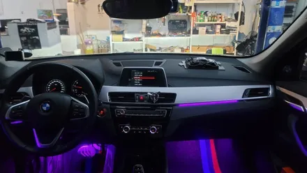 [구미디지나인커스텀] BMW X1 DMX비노출엠비언트, 1/2열 풋등 시공. TUNE BY DGCUSTOM / 구미, 대구