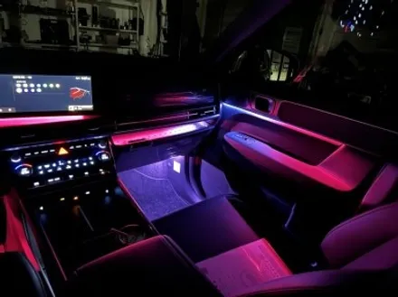 MX5 싼타페!! 에이비클 무빙 엠비언트로 지루한 실내의 전환점이 되다!! / 구미, 대구