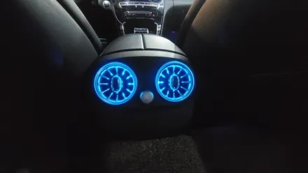 [구미디지나인커스텀] W205 벤츠 C클래스 1/2열  송풍구 LED, 부메스터 전동트위터 시공 / 구미, 대구