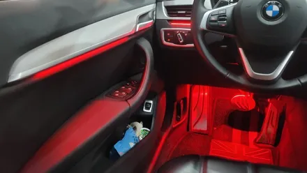 [구미디지나인커스텀] BMW X1 DMX비노출엠비언트, 1/2열 풋등 시공. TUNE BY DGCUSTOM / 구미, 대구