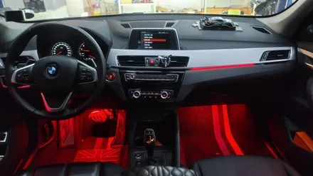[구미디지나인커스텀] BMW X1 DMX비노출엠비언트, 1/2열 풋등 시공. TUNE BY DGCUSTOM / 구미, 대구