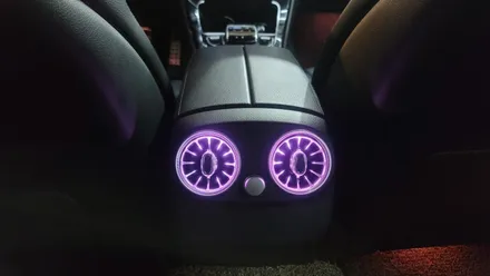 [구미디지나인커스텀] W205 벤츠 C클래스 1/2열  송풍구 LED, 부메스터 전동트위터 시공 / 구미, 대구