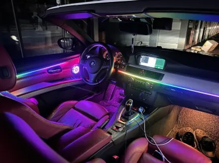 구미 BMW 335I 컨버터블 에이비클 엠비언트라이트 시공기