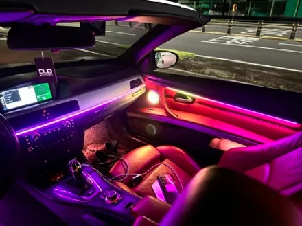 구미 BMW 335I 컨버터블 에이비클 엠비언트라이트 시공기