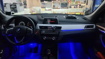 [구미디지나인커스텀] BMW X1 DMX비노출엠비언트, 1/2열 풋등 시공. TUNE BY DGCUSTOM / 구미, 대구