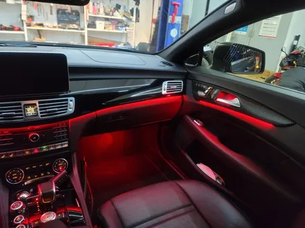 [구미디지나인커스텀] 벤츠 W218 63amg 순정처럼!DMX비노출엠비언트 시공을 시작합니다 / 구미, 대구