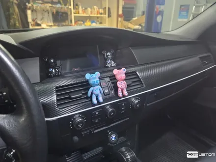 BMW E60 528i 엠비언트 라이트, 실내 전체 부분 랩핑(포인트 랩핑) By.구미 디지나인커스텀 / 구미, 대구