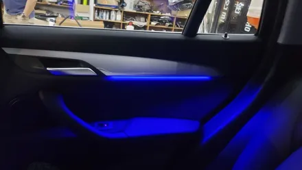 [구미디지나인커스텀] BMW X1 DMX비노출엠비언트, 1/2열 풋등 시공. TUNE BY DGCUSTOM / 구미, 대구