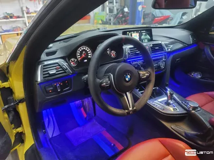 BMW F82 M4 DMX엠비언트 비노출엠비언트, 풋등 / 무드등 시공 / 구미, 대구